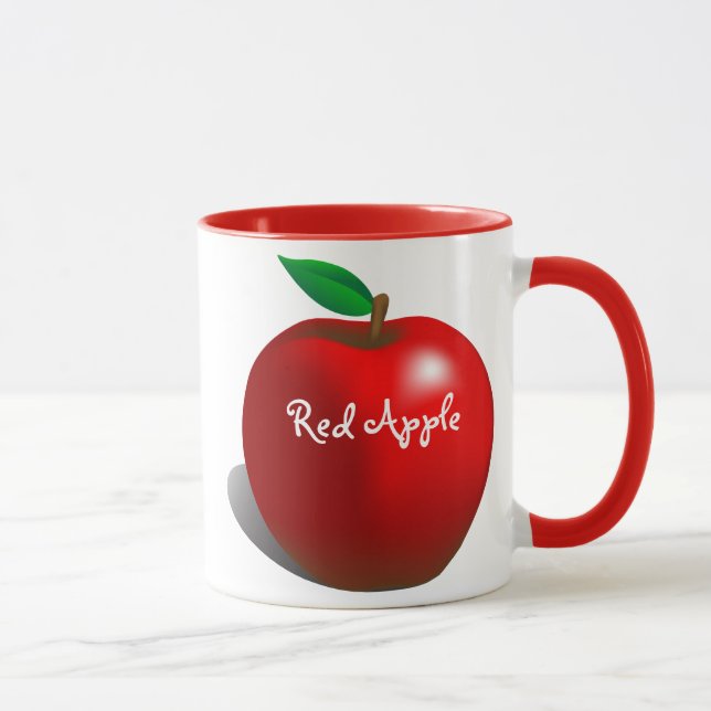 Röda Apple Mugg (Höger)
