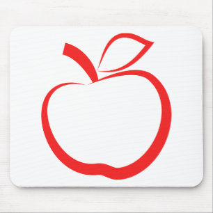 Röda Apple Musmatta
