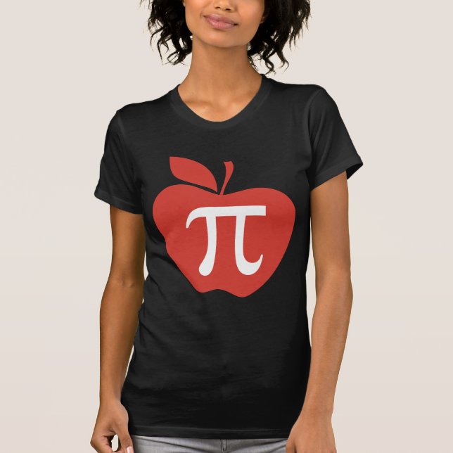 Röda Apple Pi T-shirt (Framsida)