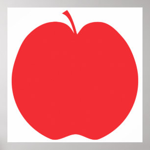 Röda Apple. Poster