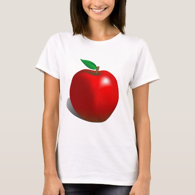 Röda Apple T Shirt (Framsida)