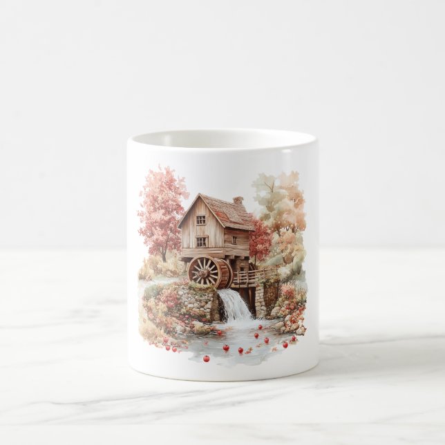 Röda Äpplen Hus Kaffemugg (Center)