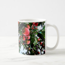 Röda äpplen kaffemugg