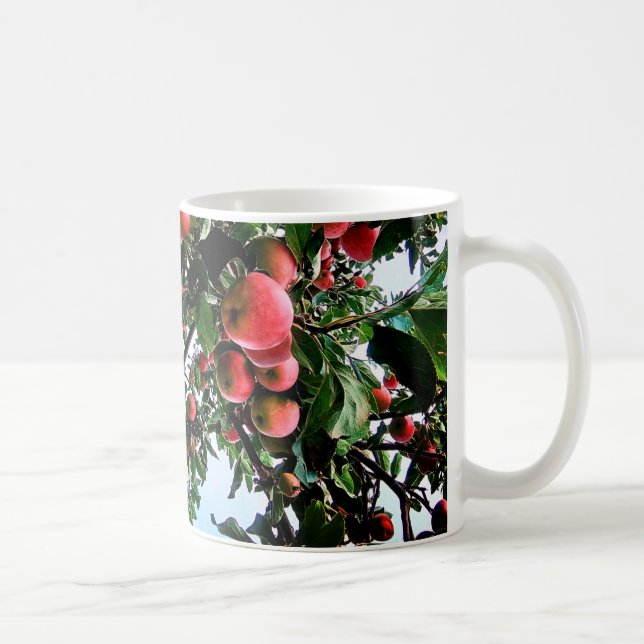 Röda äpplen kaffemugg (Höger)