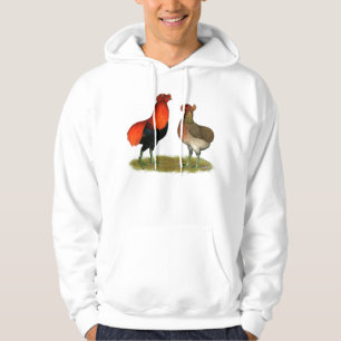 Röda Araucana parar Sweatshirt Med Luva