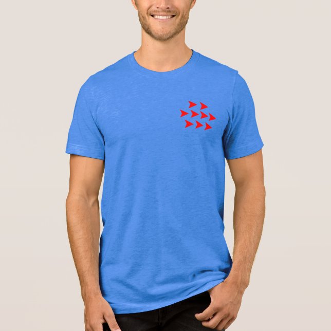 "Röda Arrovvs" herr-t-shirt T Shirt (Framsida)