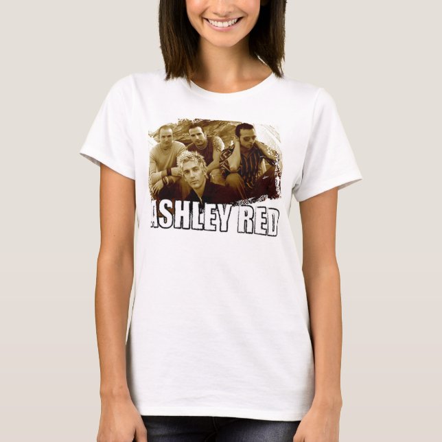 Röda Ashley Tee Shirt (Framsida)