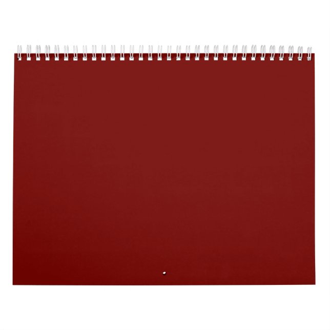 Röda bakgrunder i en kalender (Omslag)