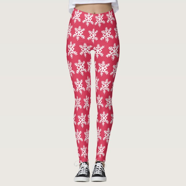 Röda baljväxter leggings (Framsida)