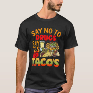 Röda banderollen säger nej till droger säger ja ti t shirt
