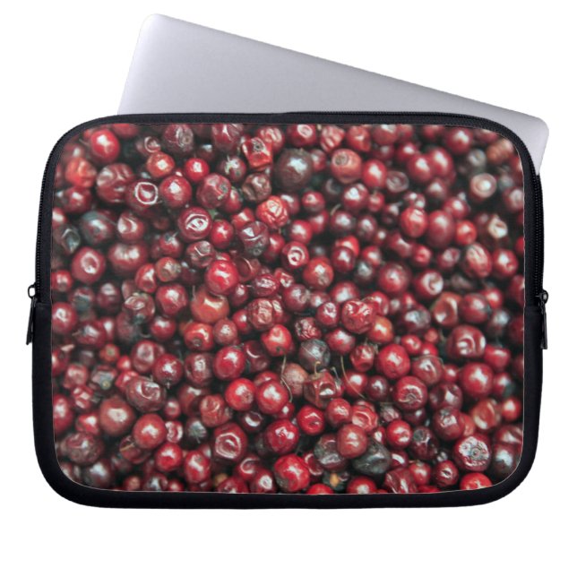 Röda bär från Himalaya Laptop Sleeve (Framsidan)