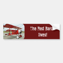 Röda barons triplane bildekal