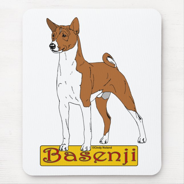 Röda Basenji - Musmatta (Framsidan)