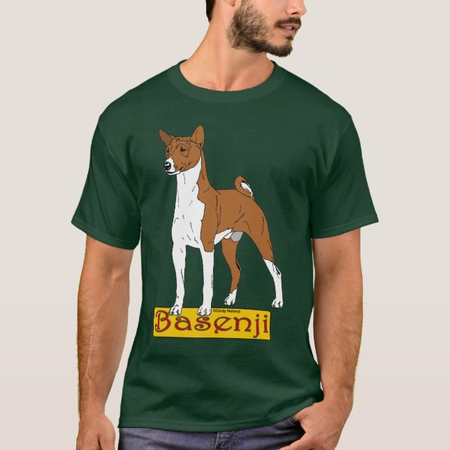Röda Basenji- Tröja (Framsida)