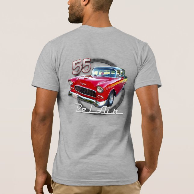 Röda BelAir 1955 T Shirt (Baksida)