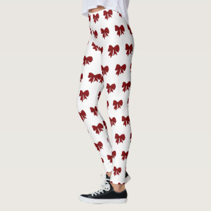 Röda ben leggings