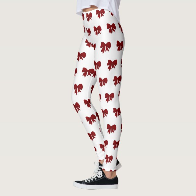 Röda ben leggings (Vänster)
