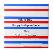 Röda blåa rand independence day 4 juli