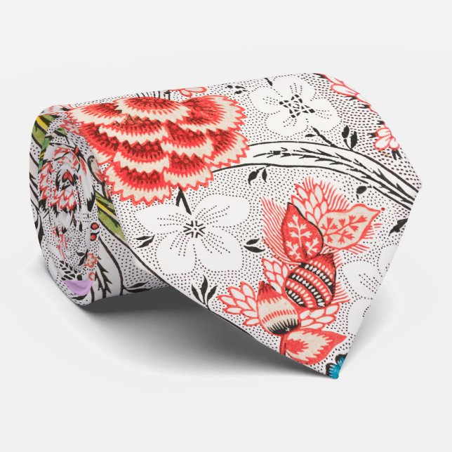 RÖDA BLÅDA GULTENS VILD-FLODOR,LÖV BLOMMIGT SLIPS (Rullad)