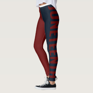 Röda blåfrihetsdagen juni 19 JUNETEENTH Leggings