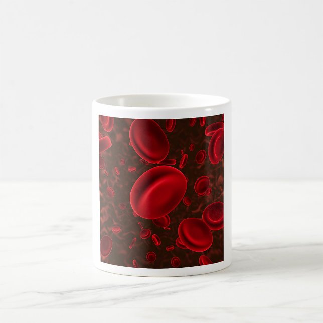 Röda blodceller kaffemugg (Skapare uppladdad)