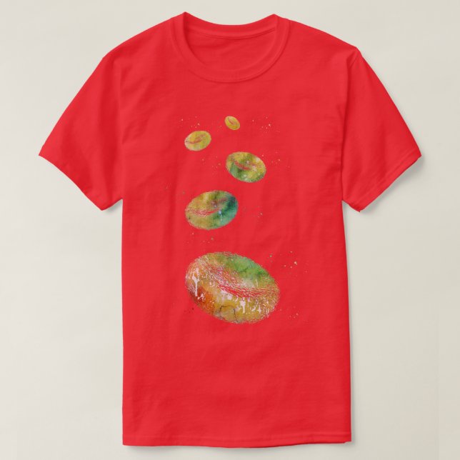 Röda blodceller t shirt (Design framsida)
