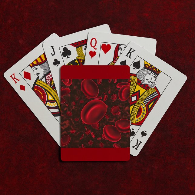 Röda blodkroppar Mikroskopisk Casinokort (Skapare uppladdad)