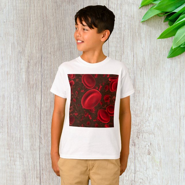 Röda blodkroppar Mikroskopisk T Shirt (Skapare uppladdad)
