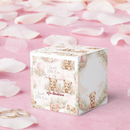 röda blommiga nallebjörn rosa presentaskar