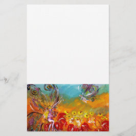 RÖDA BLOMMOR BREVPAPPER