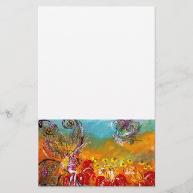 RÖDA BLOMMOR BREVPAPPER (Framsida)