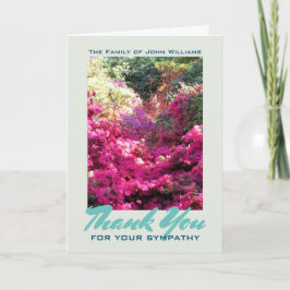 Röda blommor i Skogen Sympathy Tack