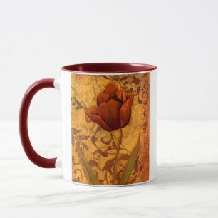 Röda blommor II Mugg