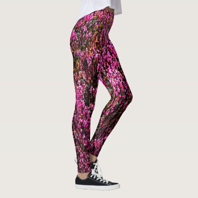 Röda blommor........ leggings (Höger)