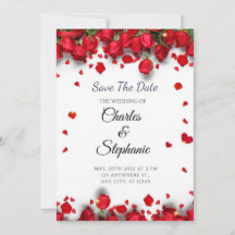 Röda blommor med romantiska röda hjärtan