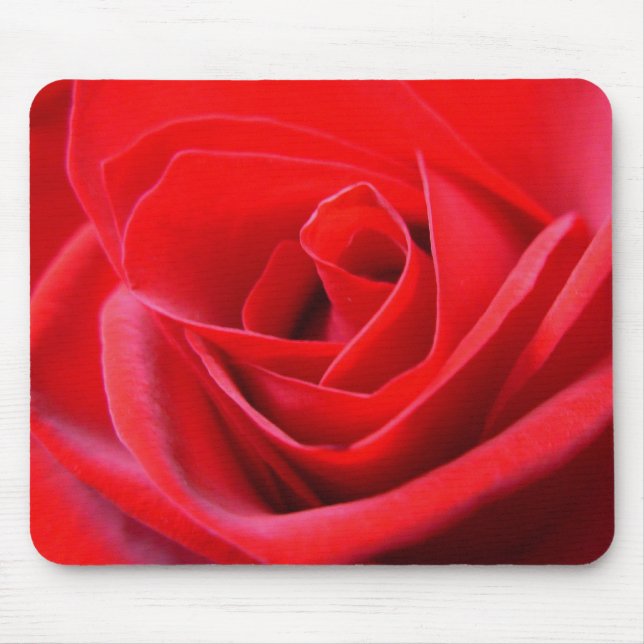 Röda blommor Mousepad Röd ros Decor Gifts Musmatta (Framsidan)