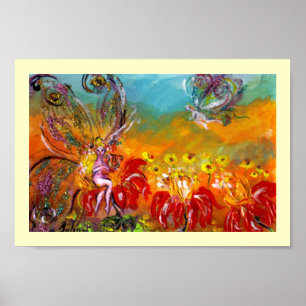 RÖDA BLOMMOR POSTER