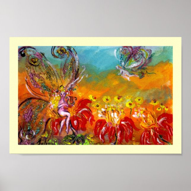 RÖDA BLOMMOR POSTER (Framsidan)