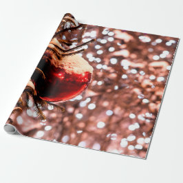 Röda Boll, Vita Ljus, Snö Presentpapper