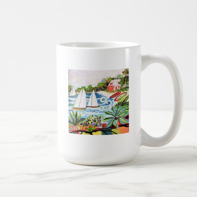 Röda bomben vid Bay II Kaffemugg (Höger)