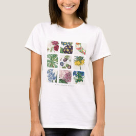 Röda botaniska t shirt