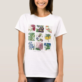 Röda botaniska t shirt