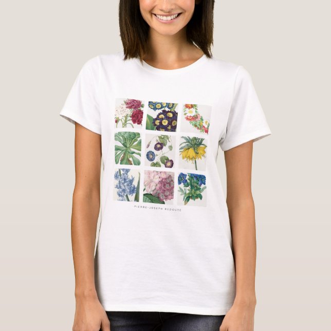 Röda botaniska  t shirt (Framsida)