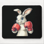 Röda boxningshandskar och cute Bunny Costume Musmatta<br><div class="desc">Röda boxningshandskar och cute Bunny Costume</div>
