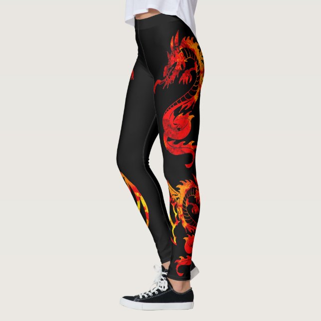 Röda brandkåpan leggings (Vänster)