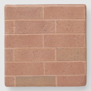 Röda Brick Struktur Square underlägg