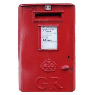 Röda brittiska Post boxas Magnet