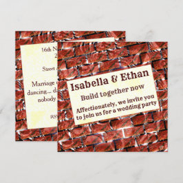 Röda bubblor vid gräddning eller brickeffekt? Meta Inbjudningar