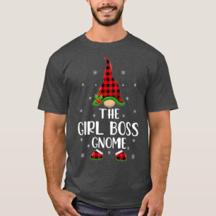 Röda buffalo som matchar tjejen Chef Gnome Chr T Shirt
