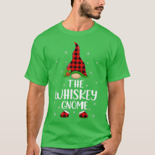 Röda buffalo som matchar Whiskey Gnome Chris T Shirt